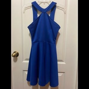 Blue dress